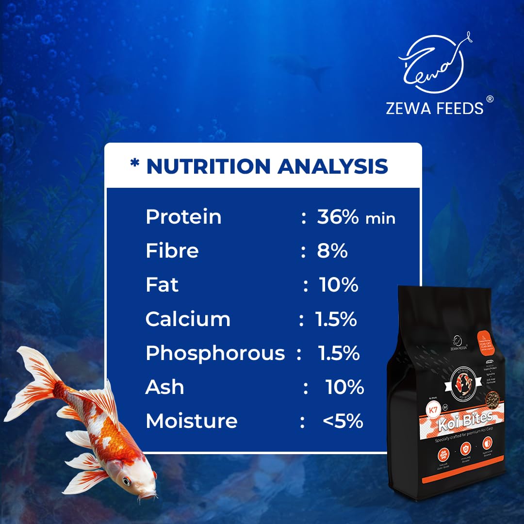 KOI Fish Feed 1Kg -Zewa