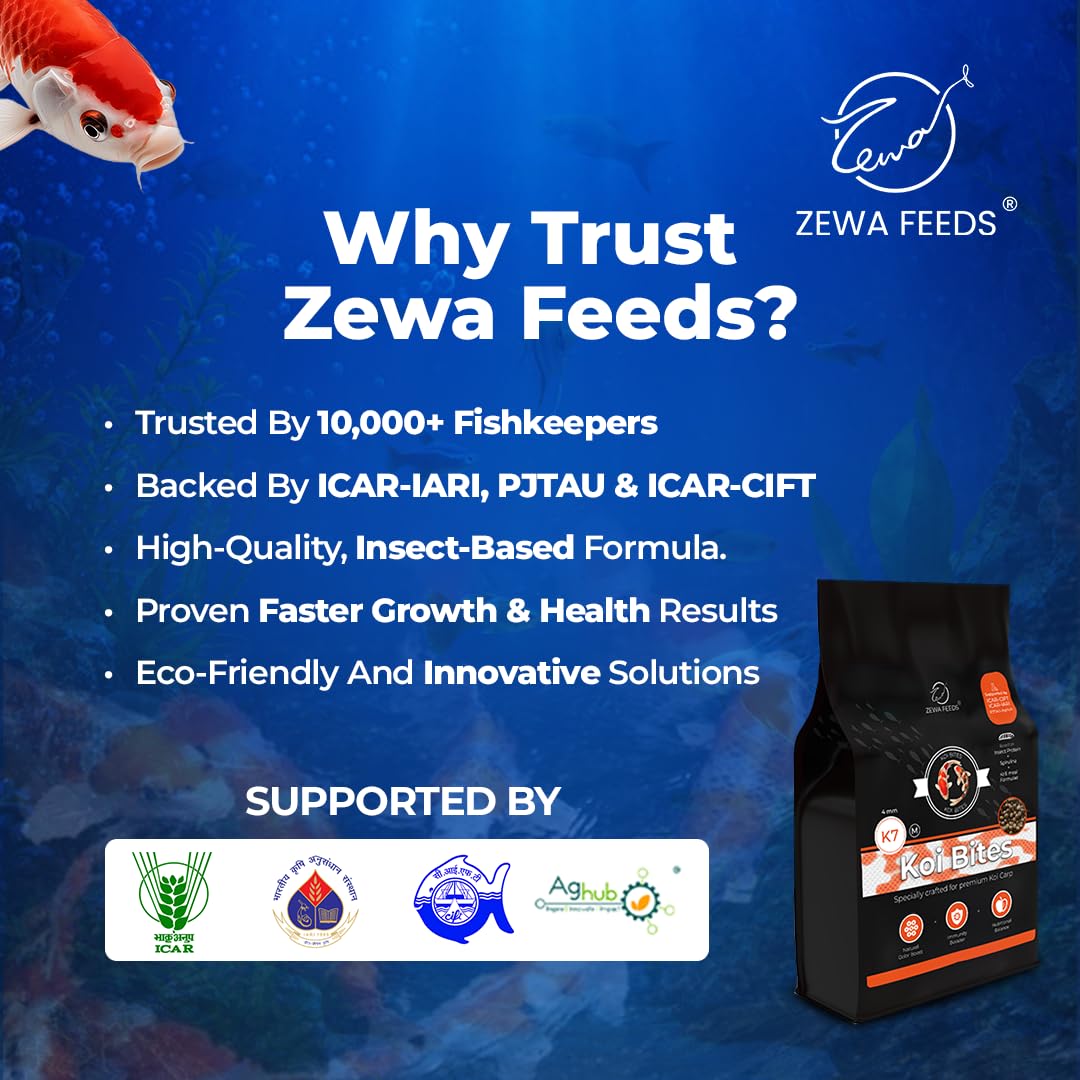 KOI Fish Feed 1Kg -Zewa